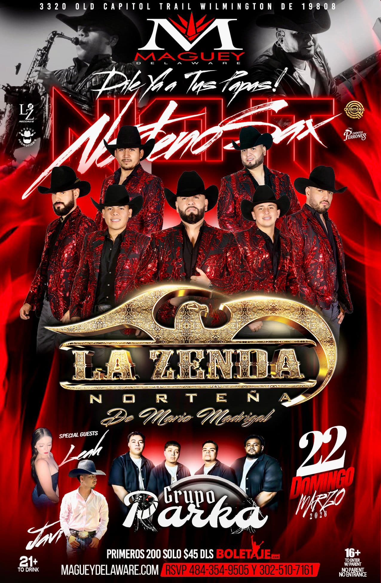 La Zenda Norteña y Grupo Parka